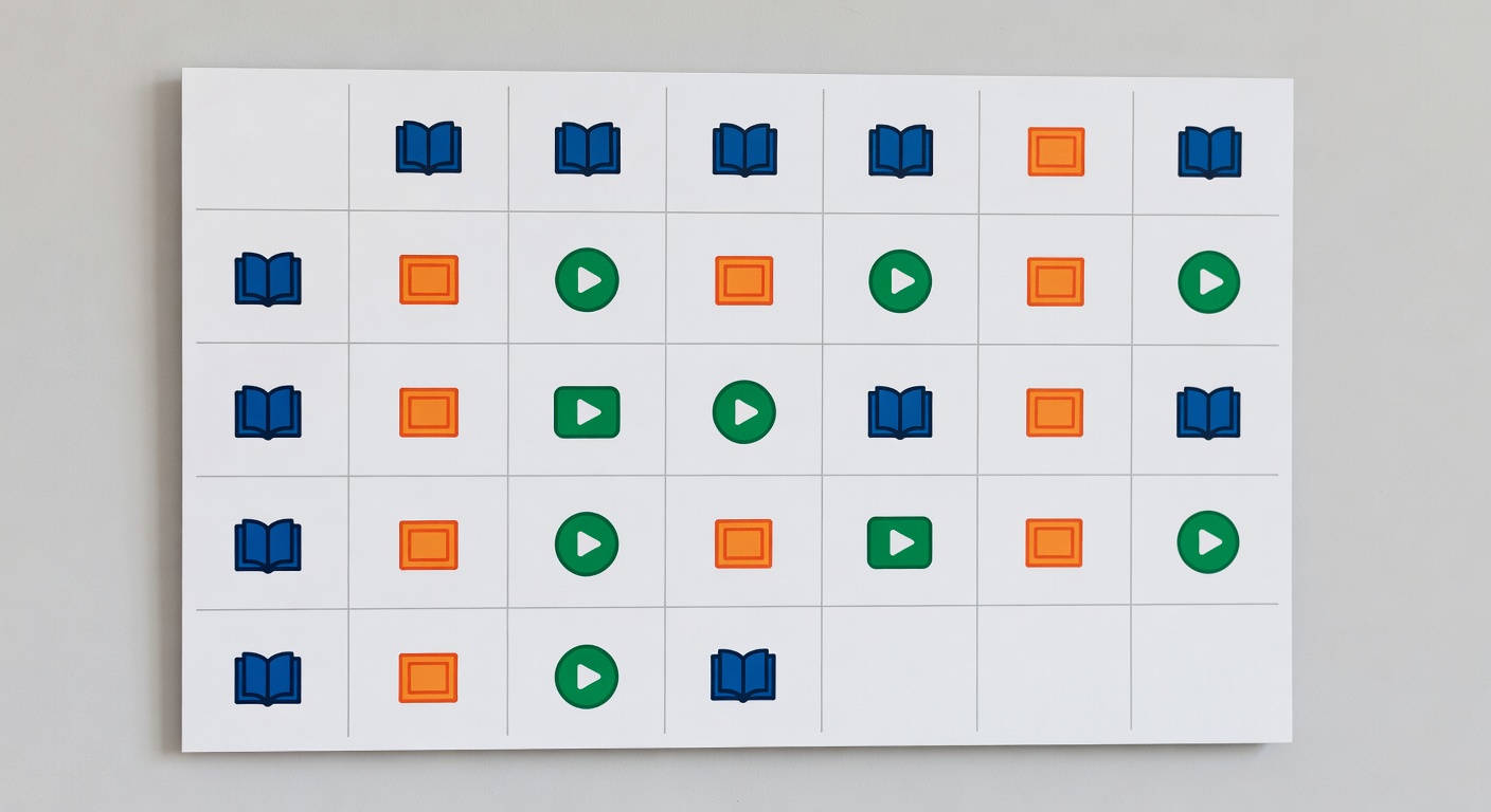 Content Formats Calendar