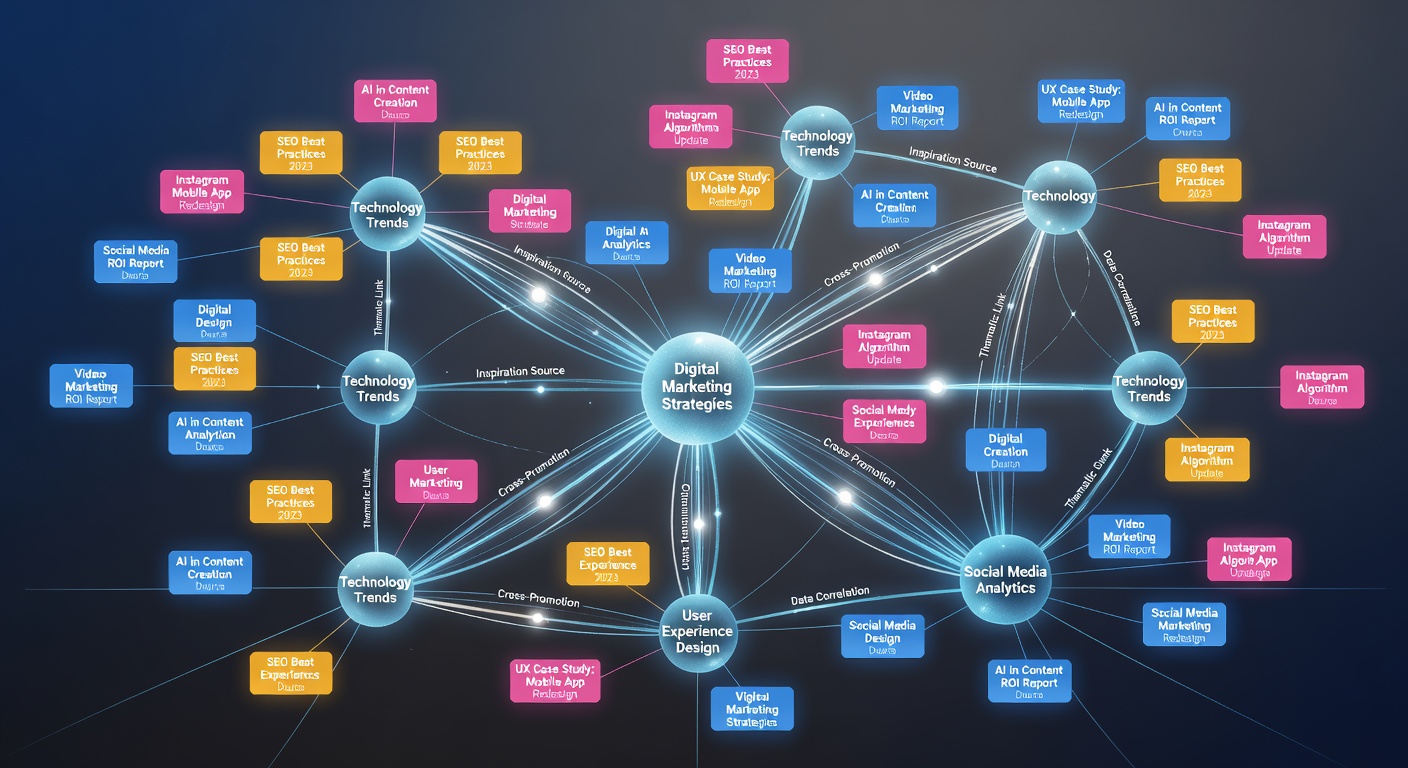 Content topics map