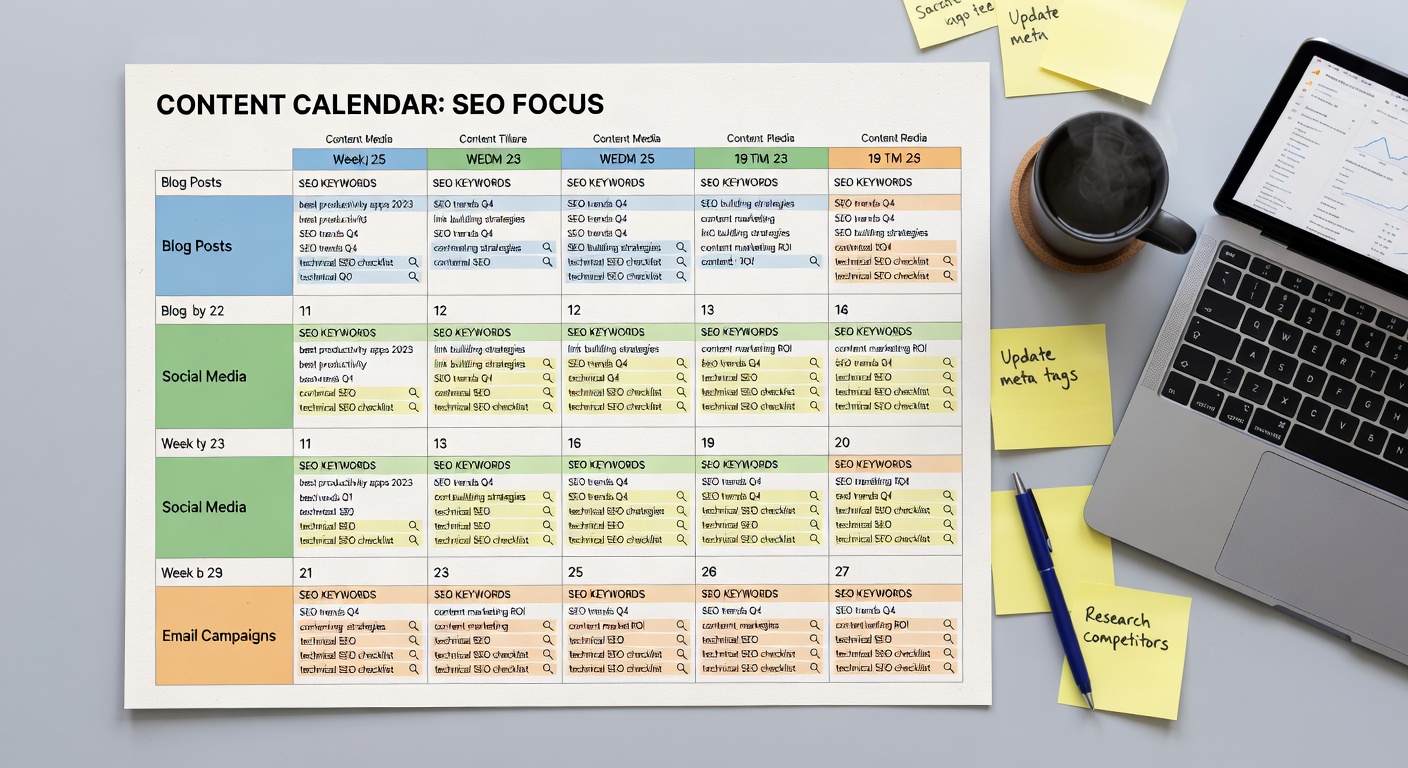SEO Content Calendar